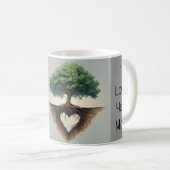 Mug Enraciné dans l'amour (Devant droit)