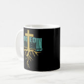 Mug Enraciné dans le Christ (Devant gauche)