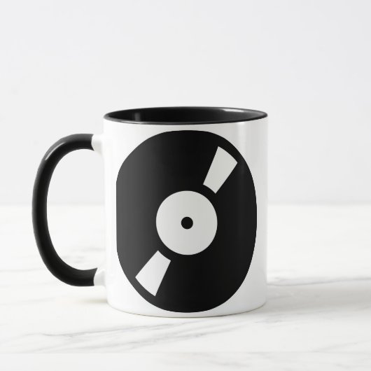 Mug enregistrement vinly rétro, enregistrement vinly r (Gauche)