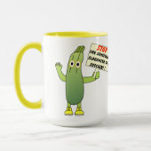 Mug Enregistrer la courgette (Gauche)