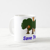 Mug Enregistrer les arbres (Devant gauche)