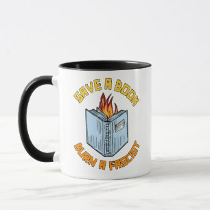 Mug Enregistrer un livre Brûler un fasciste