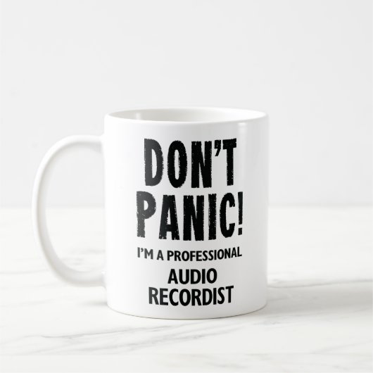 Mug Enregistreur audio (Gauche)