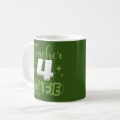 Mug ENSEIGNANT 4 VIE #vie d'enseignant (Devant gauche)