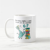 Mug Enseignant 67 Combien de nuits par semaine devriez (Gauche)