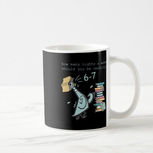 Mug Enseignant 6-7 Combien de nuits par semaine devrie (Droite)