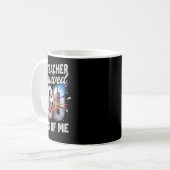 Mug Enseignant a survécu 100 jours de moi 100e jour d' (Devant gauche)
