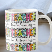 Mug Enseignant Amour Inspirer Enseigner