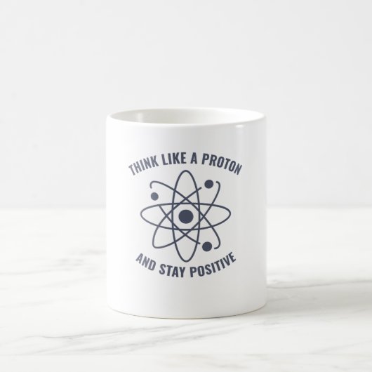 Mug Enseignant amusant en physique Pense comme un prot (Centre)