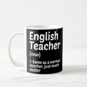 Mug Enseignant Anglais Définition Enseignement École E