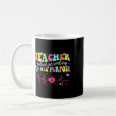 Mug Enseignant appelé selon son objectif chrétien (Gauche)