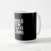 Mug Enseignant Art I devrait être la planification de  (Devant droit)
