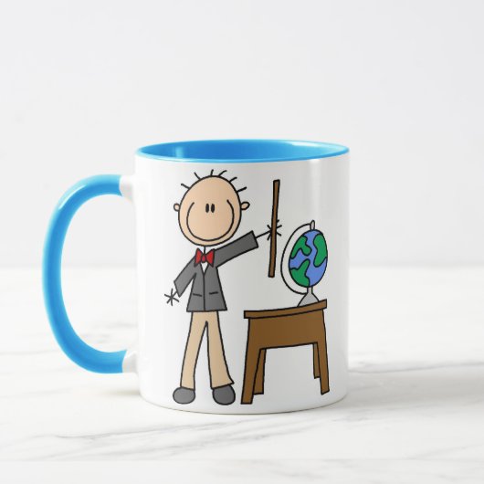 Mug Enseignant Avec Globe (Gauche)
