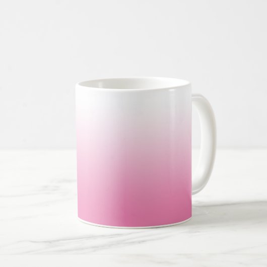 Mug Enseignant blanc et rose (Devant droit)