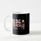 Mug Enseignant Bunny Pâques Drôle Enseignant Pâques Po (Gauche)
