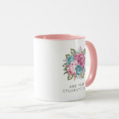 Mug Enseignant Café fort Étudiants de calme (Devant droit)