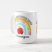 Mug Enseignant certifié par la Commission nationale pe (Devant gauche)