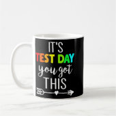 Mug Enseignant C'est le jour de test Vous avez ce jour (Gauche)