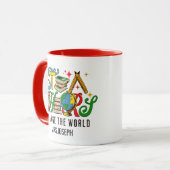 Mug Enseignant Changez Le Monde École Colorée (Devant gauche)