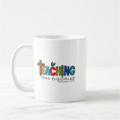 Mug Enseignant Chrétien Enseigner Minuscules Disciples (Gauche)