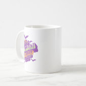 Mug Enseignant d'algèbre Halloween Soky Ghost Mathémat (Devant gauche)