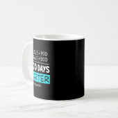 Mug Enseignant De 1000 Jours Smarter 100E Jours De Sch (Devant gauche)