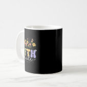Mug Enseignant de 5e année Fifth Grade Teacher Wildflo (Devant gauche)