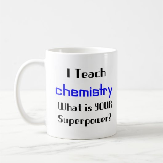 Mug enseignant de chimie (Gauche)