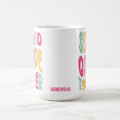 Mug Enseignant de Deuxième Année Conception de Typogra (Centre)