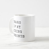 Mug Enseignant de équitation Dons de mes étudiants Drô (Devant gauche)