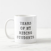 Mug Enseignant de équitation Dons de mes étudiants Drô (Gauche)