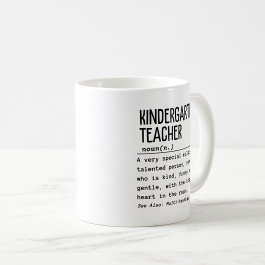 Mug Enseignant de jardin d'enfants (Devant droit)