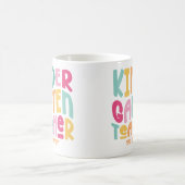 Mug Enseignant de jardin d'enfants coloré sur mesure (Centre)