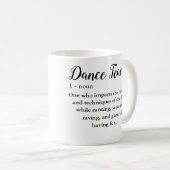 Mug Enseignant de la danse (Devant droit)