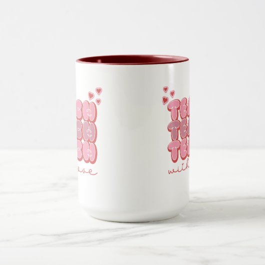 Mug Enseignant de la Saint-Valentin (Centre)