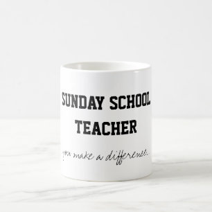Mug Enseignant de l'école du dimanche