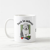 Mug Enseignant de l'école Vieux chien de mouton anglai (Gauche)