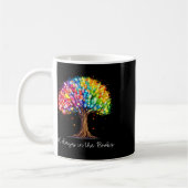 Mug Enseignant de lecture 100 jours dans les livres 10 (Gauche)