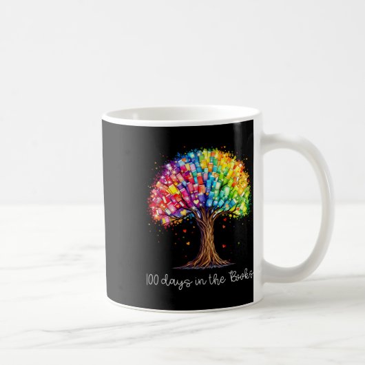 Mug Enseignant de lecture 100 jours dans les livres 10 (Droite)