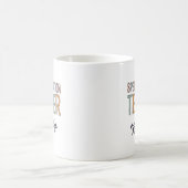 Mug Enseignant De L'Éducation Hors Service Dernier Jou (Centre)