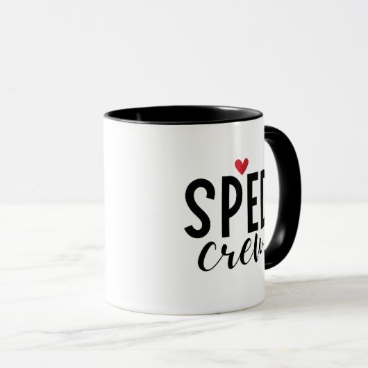 Mug Enseignant de l'éducation spéciale de l'équipe de (Devant droit)