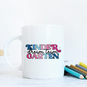 Mug Enseignant de l'équipe de rêve de jardin d'enfants