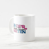 Mug Enseignant de l'équipe de rêve de maternelle dans  (Devant gauche)
