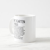 Mug Enseignant de maternelle (Devant gauche)