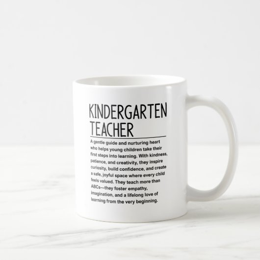 Mug Enseignant de maternelle (Droite)