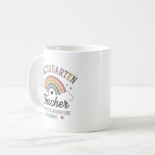 Mug Enseignant de Maternelle Là Où L'Aventure Commence (Devant gauche)