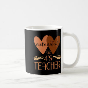 Mug Enseignant de maternelle noire 4 S Garderie Histoi