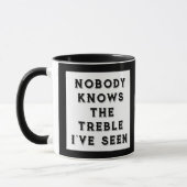 Mug Enseignant de musique drôle (Gauche)