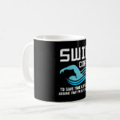 Mug Enseignant de natation Coach de natation (Devant gauche)
