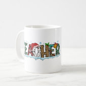 Mug Enseignant de Noël (Devant gauche)